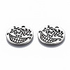 Tibetan Style Alloy Pendants X-TIBE-S314-122AS-RS-3