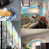Rainbow PVC Laser Adhesive Stickers DIY-WH0273-51-3
