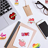 Valentine's Day Theme Cartoon Paper Stickers Set DIY-G066-40-5