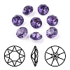 Pointed Back & Back Plated K9 Glass Rhinestone Cabochons RGLA-J012-10mm-277-1