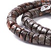 Assembled Synthetic Bronzite and Pyrite Beads Stands G-I318-04A-3