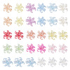 50Pcs 2 Styles Acrylic Bead Caps OACR-TA0004-84-1