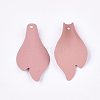 Spray Painted Eco-Friendly Iron Pendants X-IFIN-T009-20D-2