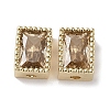 Brass with Cubic Zirconia Beads KK-G491-35G-03-1