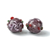 Handmade Bumpy Lampwork Beads FOIL-B001-08F-2