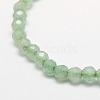 Natural Green Aventurine Beads Strands X-G-M037-4mm-01-1