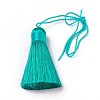 Polyester Tassel Big Pendants HJEW-K030-A-13-1