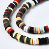 Handmade Polymer Clay Beads Strands CLAY-R089-4mm-156-2