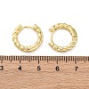 Brass Twisted Rope Chunky Hinged Huggie Hoop Earrings for Women EJEW-P196-25G-2