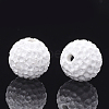 Handmade Polymer Clay Rhinestone Beads CLAY-T014-14mm-10-2