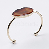 Brass Cuff Bangles BJEW-E316-03D-4