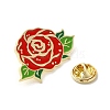 Rose Flower Enamel Pins JEWB-S025-02A-3