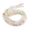 Transparent Crackle Glass Beads Strands CCG-L050-01A-09-3