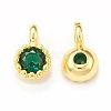 Green Glass Pendnants KK-P228-29G-1