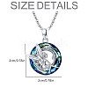 Alloy & Crystal Pendant Necklaces PW-WGAFBEC-01-3