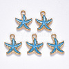 Alloy Enamel Pendants ENAM-S121-023-M-3