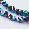 Electroplate Glass Beads Strands EGLA-J145-4mm-FP05-3