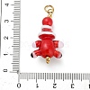 Christmas Handmade Lampwork Pendants LS-STAS-C147-03A-3