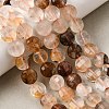 Natural Yellow Hematoid Quartz Golden Healer Quartz Beads Strands GG-CBA4808-H01-01-1