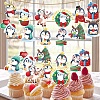 12Pcs Christmas Paper Pendant Decorations PW-WGCB8AF-01-3