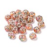 Transparent Resin European Rondelle Beads RPDL-P005-01P-08-1