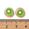 Fruit Series Opaque Resin Cabochons CRES-Q006-01G-3