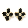 PVD Vacuum Plating Golden 304 Stainless Steel Stud Earrings for Women EJEW-Z068-15G-2