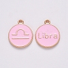 Alloy Enamel Pendants LS-X-ENAM-S124-01B-09K-1