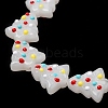 Handmade Bumpy Glass Beads Strands LAMP-F032-08I-4