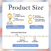 DIY Plastic Pearl Oval Beaded Brass Link Chain Bracelet Necklace Making Kits DIY-TA0009-62-3