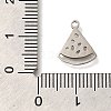 201 Stainless Steel Pendants STAS-R136-01P-08-3