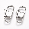 Tarnish Resistant 304 Stainless Steel Lobster Claw Clasps STAS-I082-13P-02-1