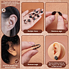 10Pcs 304 Stainless Steel Vortex Cuff Earrings EJEW-UN0002-76EB-4