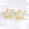 304 Stainless Steel Stud Earrings for Women EJEW-L296-032G-01-3