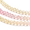 Transparent Painted Glass Beads Strands DGLA-A034-T4mm-A09-4