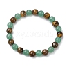 Natural Mixed Gemstone Mixed Gemstone Beads Thread Stretch Bracelets for Women BJEW-JB11253-2