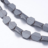 Non-magnetic Synthetic Hematite Beads Strands G-P338-13B-4x5mm-1