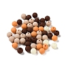 Rubberized Style Imitated Silicone Acrylic Beads MACR-D029-01F-1