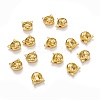 Tibetan Style Alloy Kitten Beads X-TIBEP-GC178-G-RS-1
