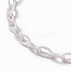 Personalized ABS Plastic Cable Chain Necklaces NJEW-JN03220-01-3