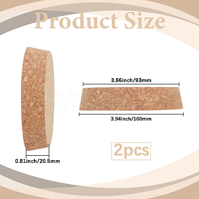 Cork Bottle Stoppers AJEW-WH20003-06D-1