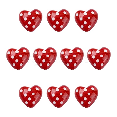 10Pcs Baking Paint Glass Beads GLAA-CJ0002-96-1
