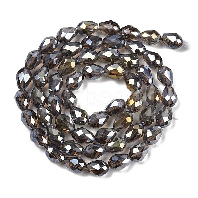 Transparent Electroplate Glass Beads Strands LS-EGLA-N013-T4mm-B27-1