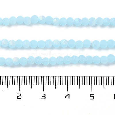 Imitation Jade Glass Beads Strands EGLA-A034-J3mm-MB04-1