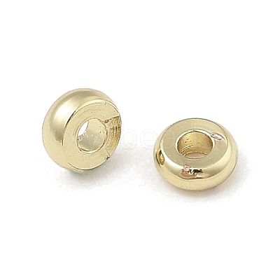 Rack Plating Brass Spacer Beads X1-KK-A235-02G-02-1