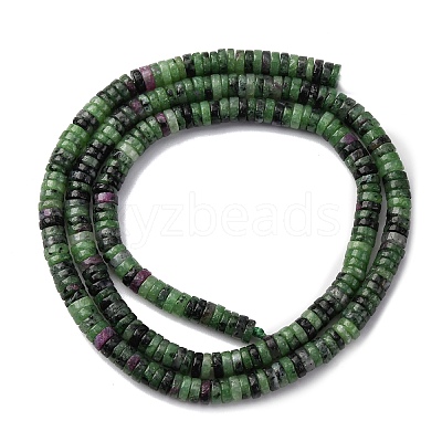 Natural Ruby in Zoisite Beads Strands G-R014-A01-1