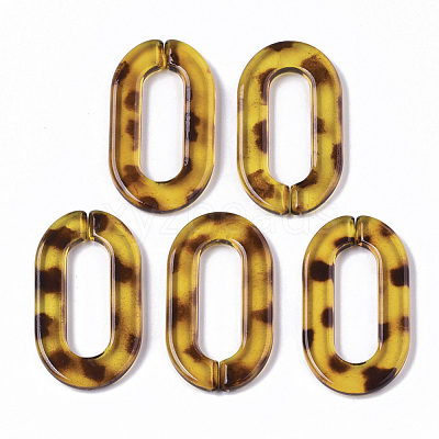 Transparent Acrylic Linking Rings OACR-N009-002A-C01-1