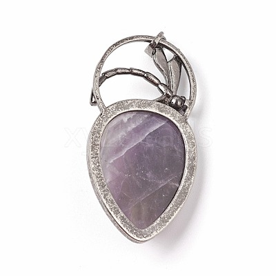 Natural Amethyst Pendants G-I220-G06-1