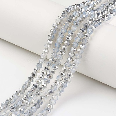 Electroplate Glass Beads Strands EGLA-A034-J10mm-M05-1