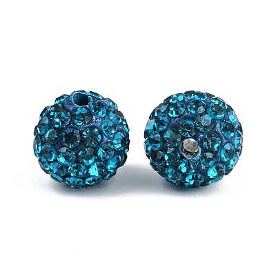 Pave Disco Ball Beads RB-Q195-10mm-229-1